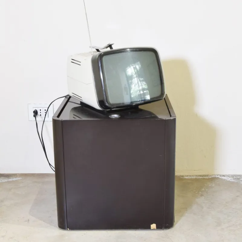 Pamono Brionvega Tv Algol 11 by Marco Zanuso Richard Sapper, 1960s> Electronics