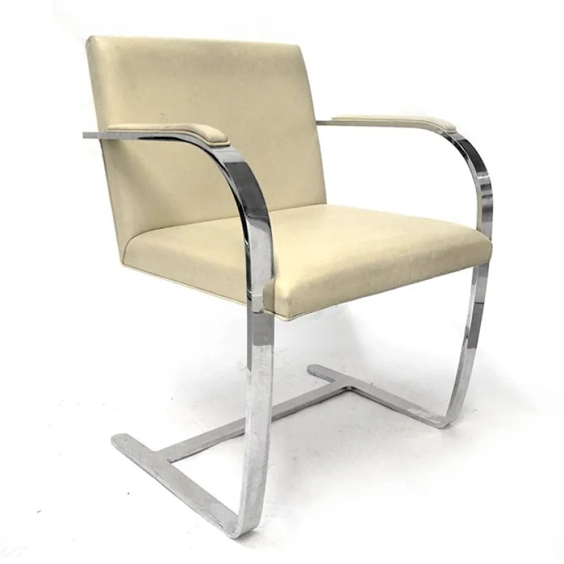Pamono BRNO Flat Base Chair by Ludwig Mies van der Rohe, 1970s> Lounge Chairs & Armchairs