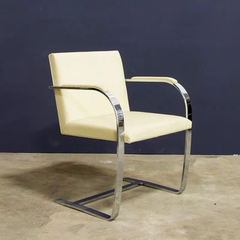 Pamono BRNO Flat Base Chair by Ludwig Mies van der Rohe, 1970s> Lounge Chairs & Armchairs