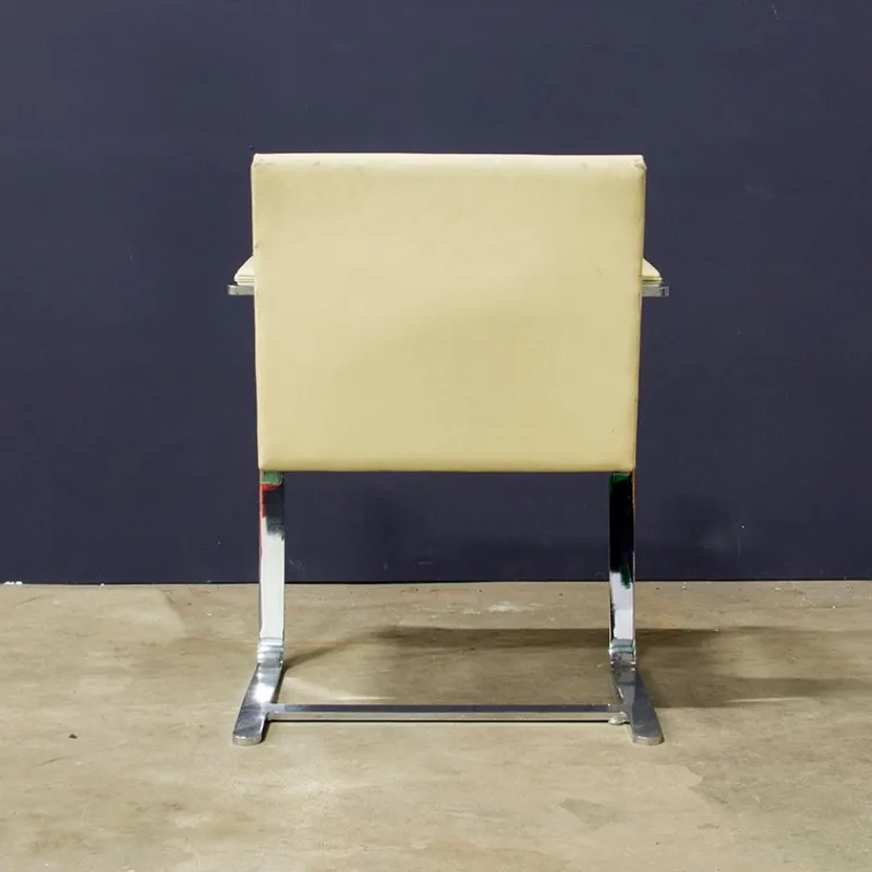 Pamono BRNO Flat Base Chair by Ludwig Mies van der Rohe, 1970s> Lounge Chairs & Armchairs