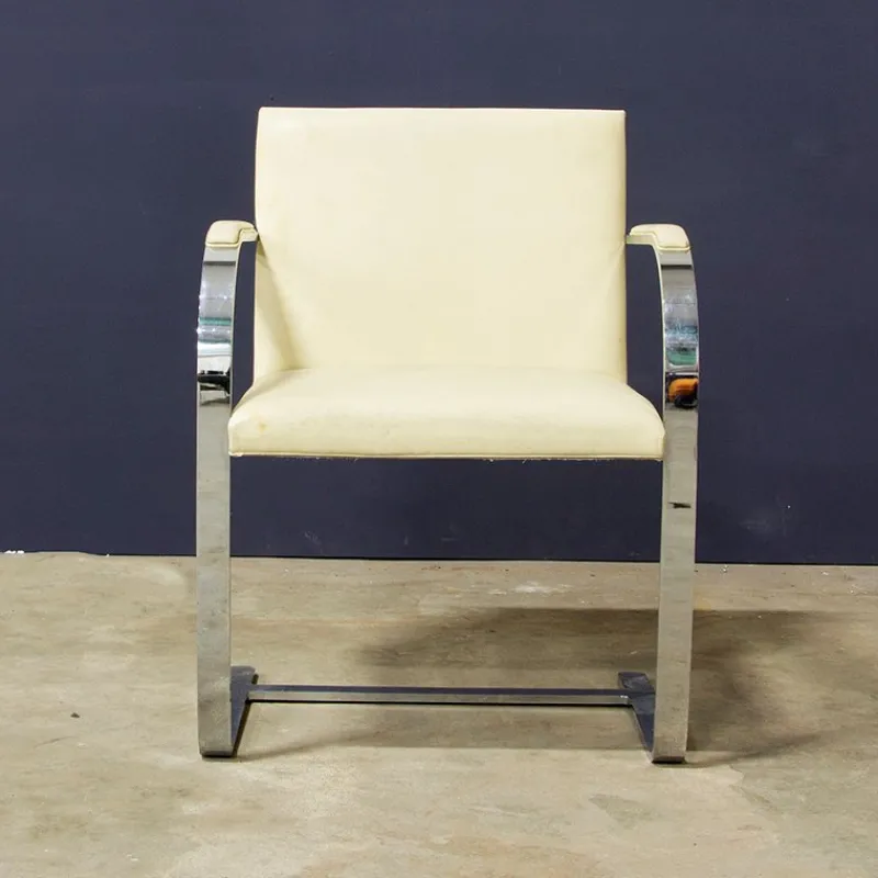 Pamono BRNO Flat Base Chair by Ludwig Mies van der Rohe, 1970s> Lounge Chairs & Armchairs