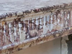 Pamono Brocatelle Marble Fireplace in Soft Pink, Peach, and Powder Tones><noscript><img width=