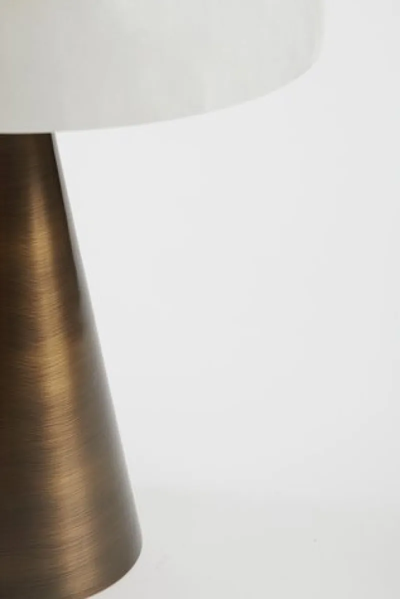 Clearance Pamono Bronze and Alabaster Fungotto Table Lamp by Matlight Milano