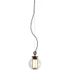 Pamono Bronze and Transparent Glass Bai T Di Di Pendant Lamp by Parachilna> Ceiling Lights
