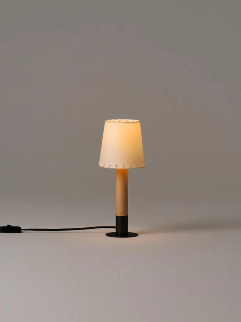 Clearance Pamono Bronze Básica Mínima Table Lamp by Santiago Roqueta for Santa & Cole
