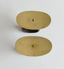 Pamono Bronze Candleholders by Carl Auböck, 1960s, Set of 2><noscript><img width=