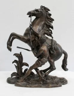 Pamono Bronze Cheval de Marly after G. Coustou, 19th Century> Classical|Sculpture