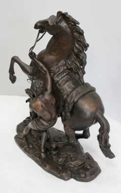 Pamono Bronze Cheval de Marly after G. Coustou, 19th Century><noscript><img width=