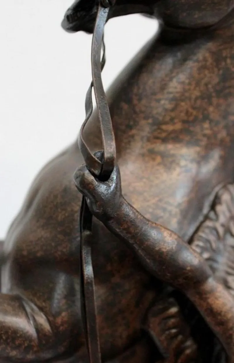 Pamono Bronze Cheval de Marly after G. Coustou, 19th Century> Classical|Sculpture