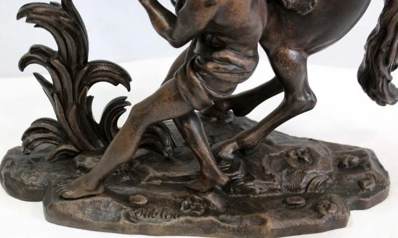 Pamono Bronze Cheval de Marly after G. Coustou, 19th Century> Classical|Sculpture