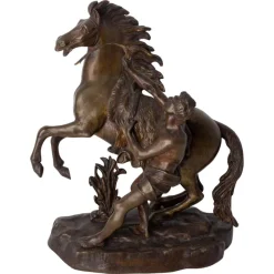 Pamono Bronze Cheval De Marly in the style of Guillaume Coustou, 1930s> Sculpture