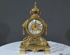 Hot Pamono Bronze Clock by G.Philippe for Palais Royal, 1870s