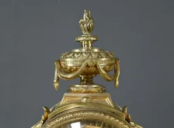 Hot Pamono Bronze Clock by G.Philippe for Palais Royal, 1870s