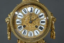 Hot Pamono Bronze Clock by G.Philippe for Palais Royal, 1870s