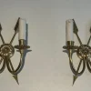 Sale Pamono Bronze Crossed Arrow Wall Lights, Set of 2