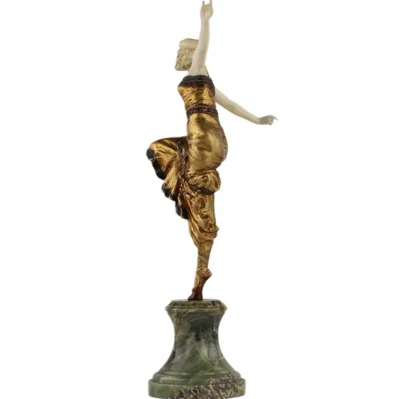 Sale Pamono Bronze Figure of Dancer by Paul Philippe, 1920