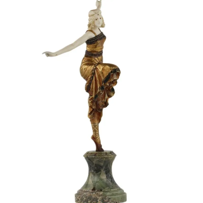 Sale Pamono Bronze Figure of Dancer by Paul Philippe, 1920