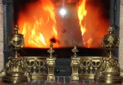 Sale Pamono Bronze Fireplace Tool Set, Set of 8