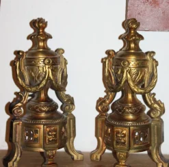 Sale Pamono Bronze Fireplace Tool Set, Set of 8