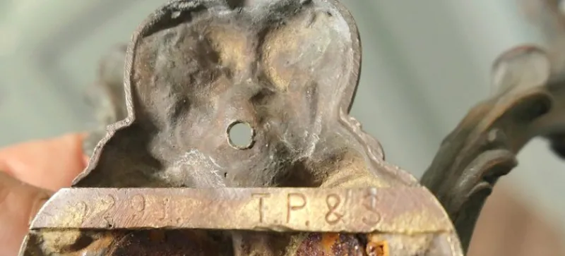 Online Pamono Bronze Hat and Coat Hooks, Early 19th Century