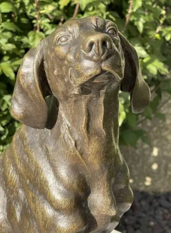 Pamono Bronze Hunting Dog by Ferdinand Pautrot> Sculpture