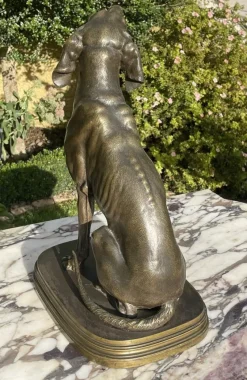 Pamono Bronze Hunting Dog by Ferdinand Pautrot><noscript><img width=