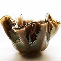 Pamono Bronze Jacketed Fazzoletto Vase, 1980s> Vases