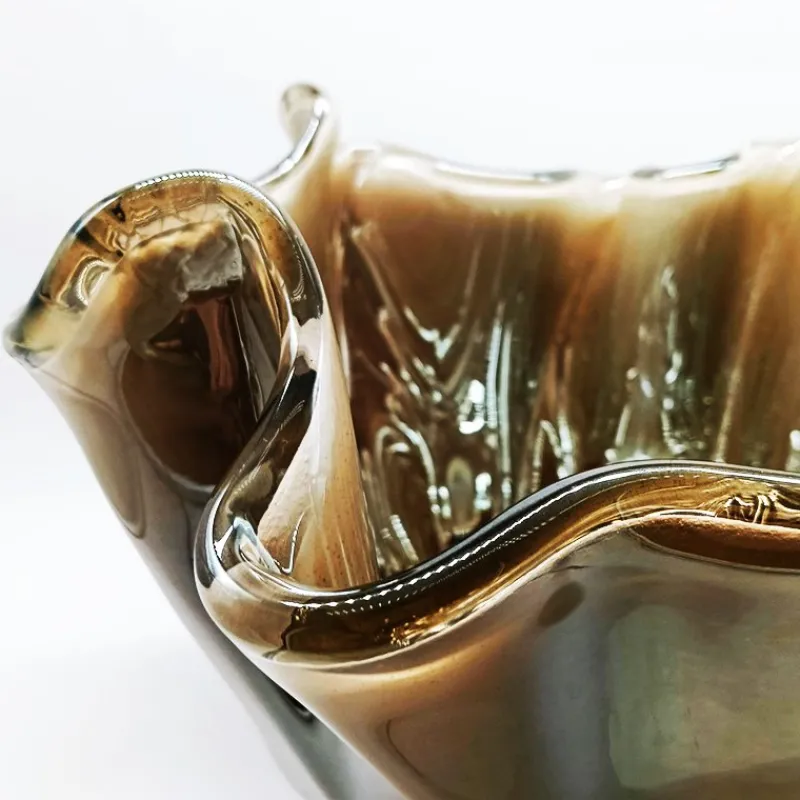Pamono Bronze Jacketed Fazzoletto Vase, 1980s> Vases
