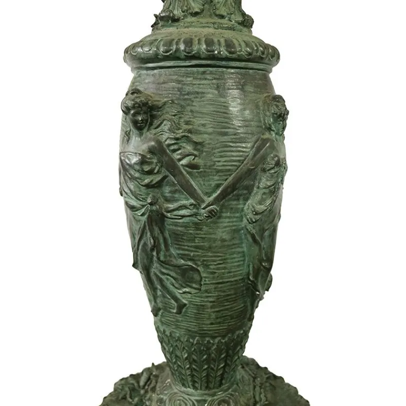 Pamono Bronze Lamps on Marble Base, 1980s, Set of 2> Garden Lighting