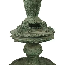 Pamono Bronze Lamps on Marble Base, 1980s, Set of 2><noscript><img width=