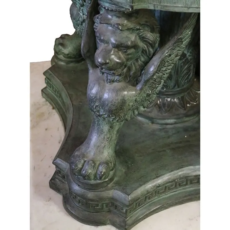 Pamono Bronze Lamps on Marble Base, 1980s, Set of 2> Garden Lighting