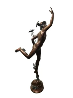 Pamono Bronze Mercury Statue Hermes Art Giambologna> Sculpture
