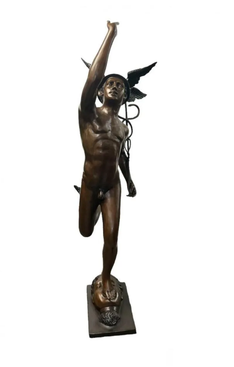 Pamono Bronze Mercury Statue Hermes Art Giambologna> Sculpture