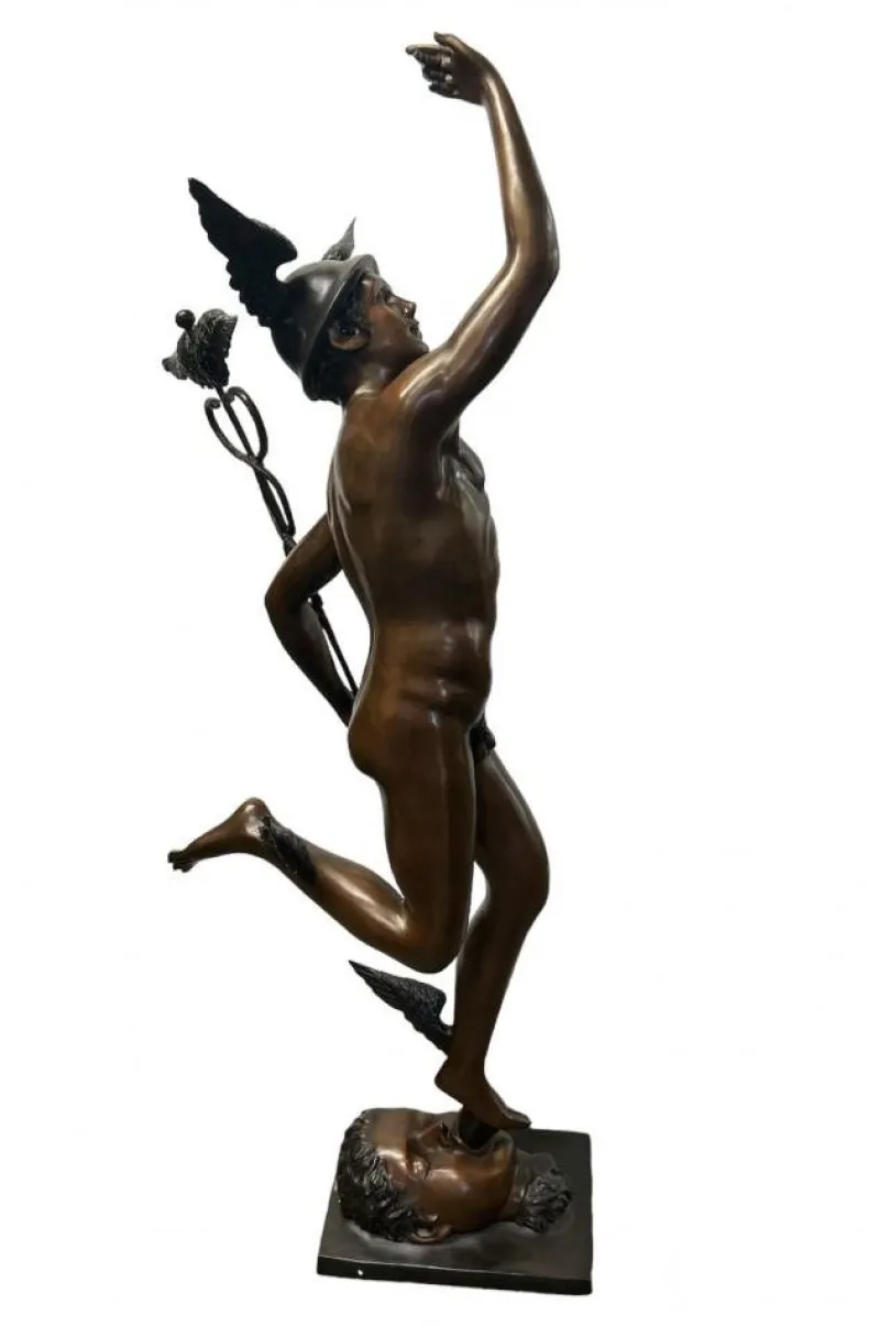 Pamono Bronze Mercury Statue Hermes Art Giambologna> Sculpture