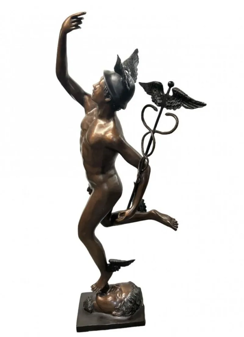 Pamono Bronze Mercury Statue Hermes Art Giambologna> Sculpture