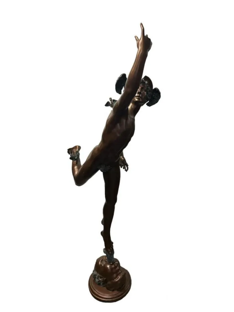 Pamono Bronze Mercury Statue Hermes Art Giambologna> Sculpture