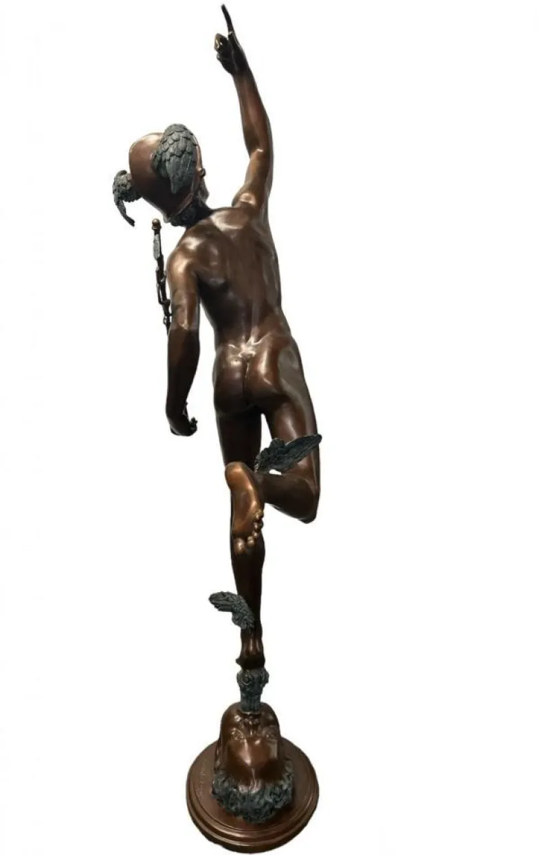 Pamono Bronze Mercury Statue Hermes Art Giambologna> Sculpture