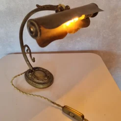 Pamono Bronze Piano or Desk Lamp, Early 1900s> Table Lamps
