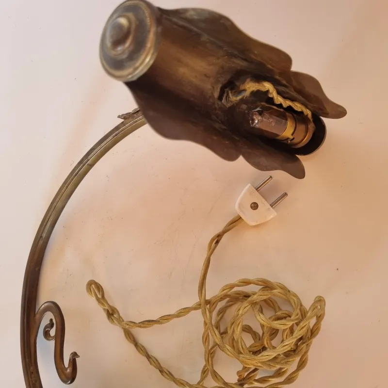 Pamono Bronze Piano or Desk Lamp, Early 1900s> Table Lamps