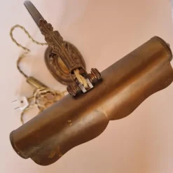 Pamono Bronze Piano or Desk Lamp, Early 1900s><noscript><img width=