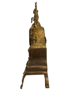 Pamono Bronze Table Clock, France, 19th Century><noscript><img width=
