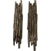 Online Pamono Bronze Tree Bark Push-and-Pull Door Handles, 1970s, Set of 2