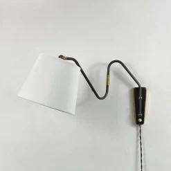 Pamono Bronzed Brass Articulating and Extendable Wall Light attributed to Cosack, 1950s> Wall Lights & Sconces