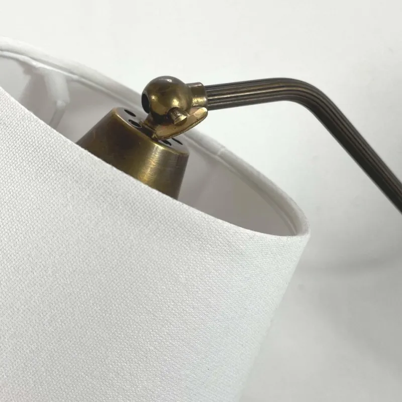 Pamono Bronzed Brass Articulating and Extendable Wall Light attributed to Cosack, 1950s> Wall Lights & Sconces
