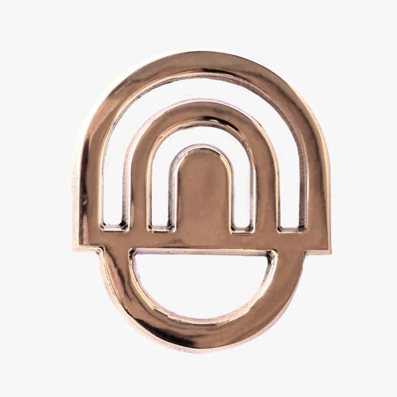 Clearance Pamono Bronzino Couple Hooks by Alessandro Zambelli for Portego, Set of 2