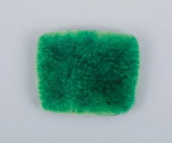Pamono Brooches in Glazed Stoneware in Blue and Green Shades from Ole Bjørn Krüger, 1960s, Set of 7