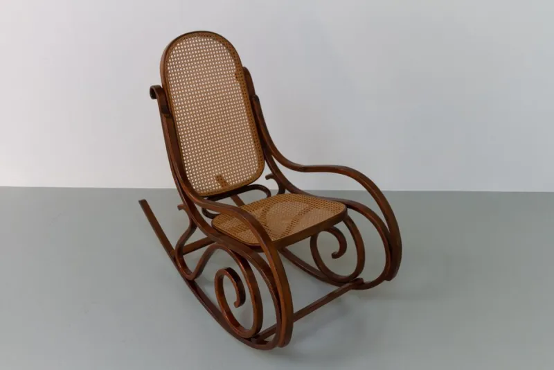 Pamono Brown Bentwood Rocking Chair, 1950s> Rocking Chairs