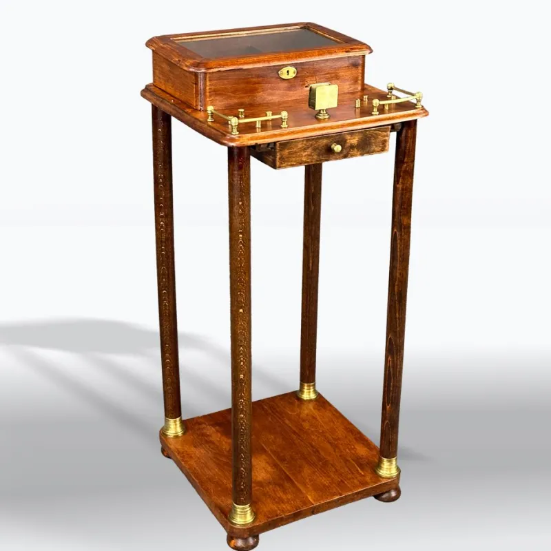 Outlet Pamono Brown Cigar Table, 1920s