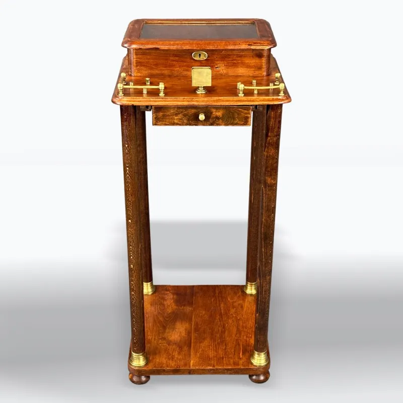 Outlet Pamono Brown Cigar Table, 1920s
