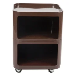 Pamono Brown Componibili Cabinet by Anna Castelli Ferrieri for Kartell